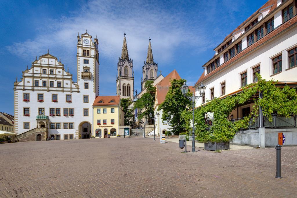 Hotel Gasthaus Zum Schwan Oschatz Esterno foto