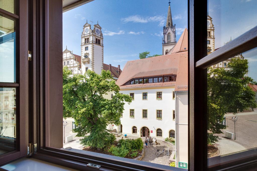 Hotel Gasthaus Zum Schwan Oschatz Esterno foto