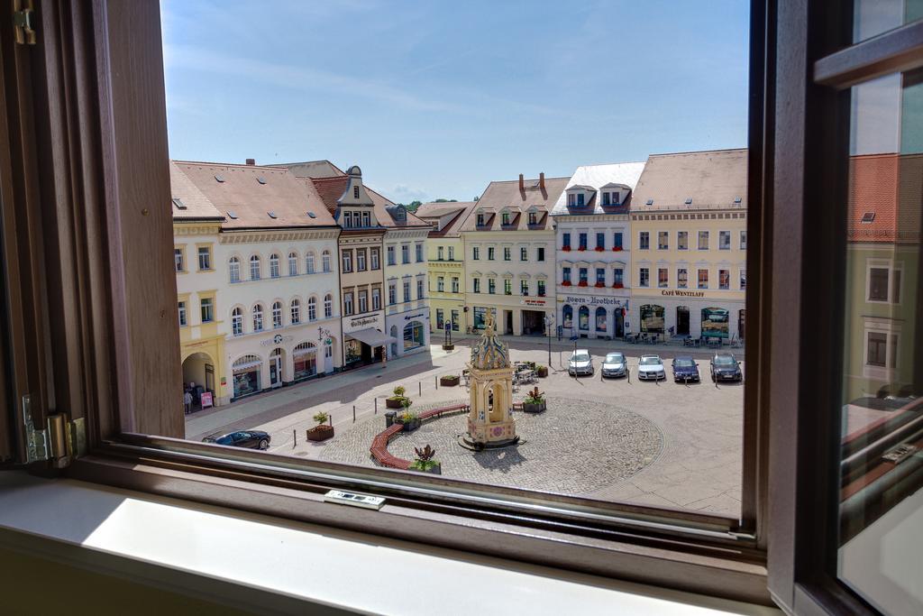 Hotel Gasthaus Zum Schwan Oschatz Esterno foto